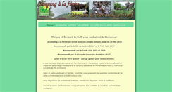 Desktop Screenshot of camping-ferme.com